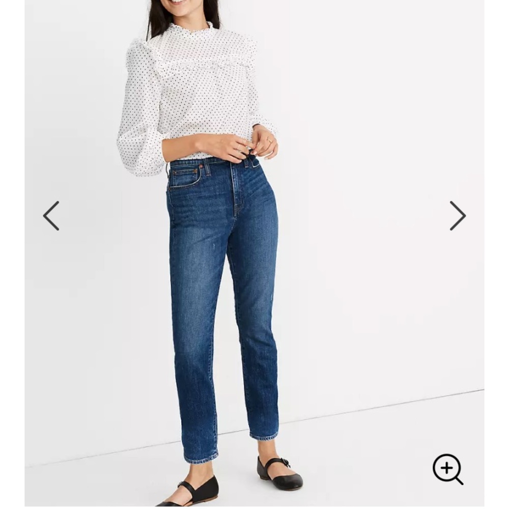 Madewell High Rise Slim Crop Boyjean, 27 Tall
